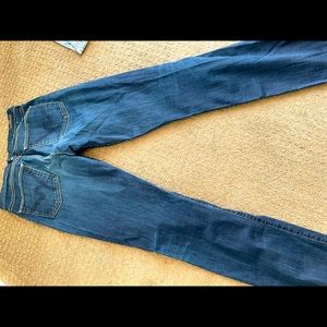 These jeans were taken in at waist